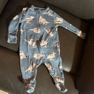 Old Navy Blue Kids One Piece with Dinosaur Pattern